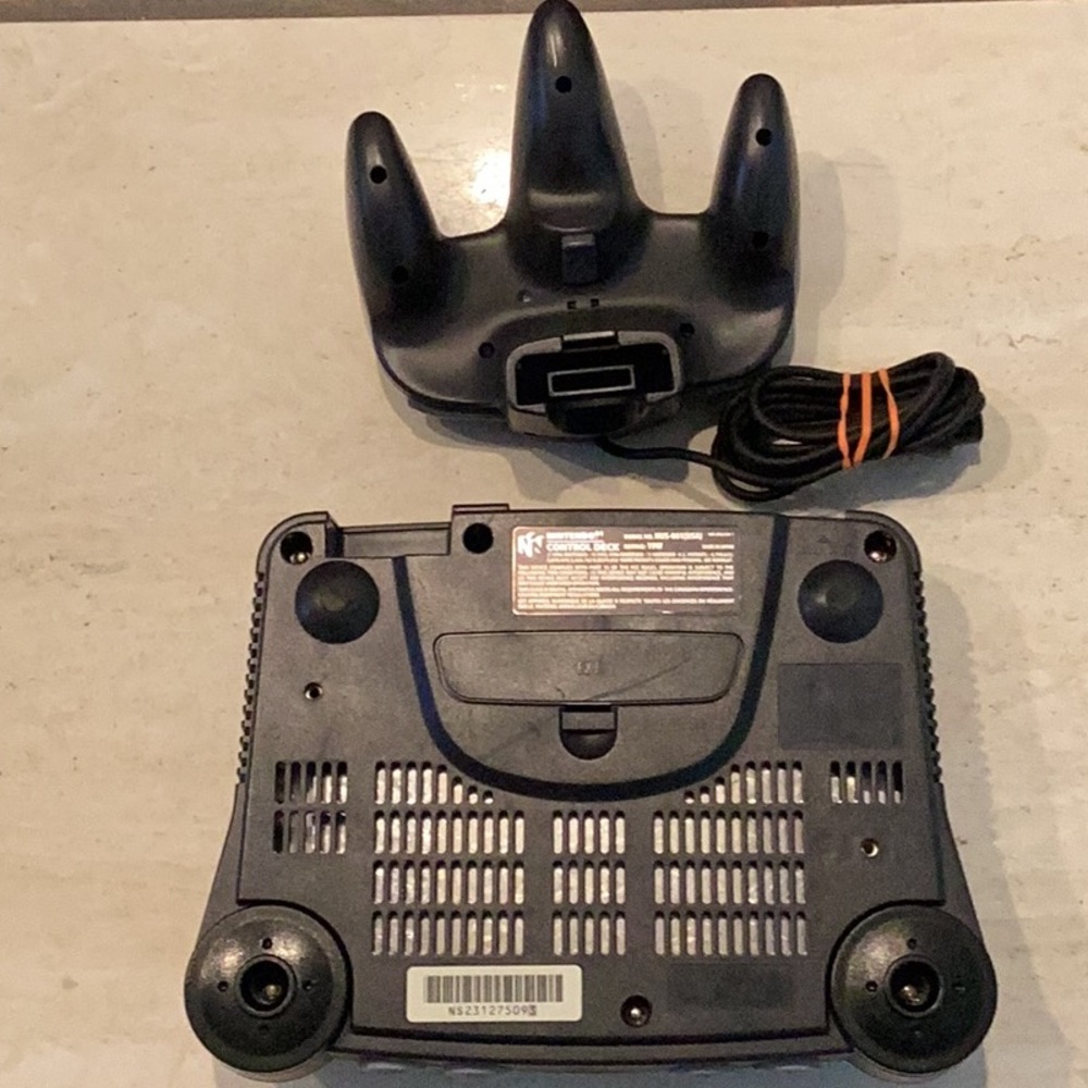 Nintendo 64 Console & N64 Controller Original Black OEM Authentic - Picture 5 of 15